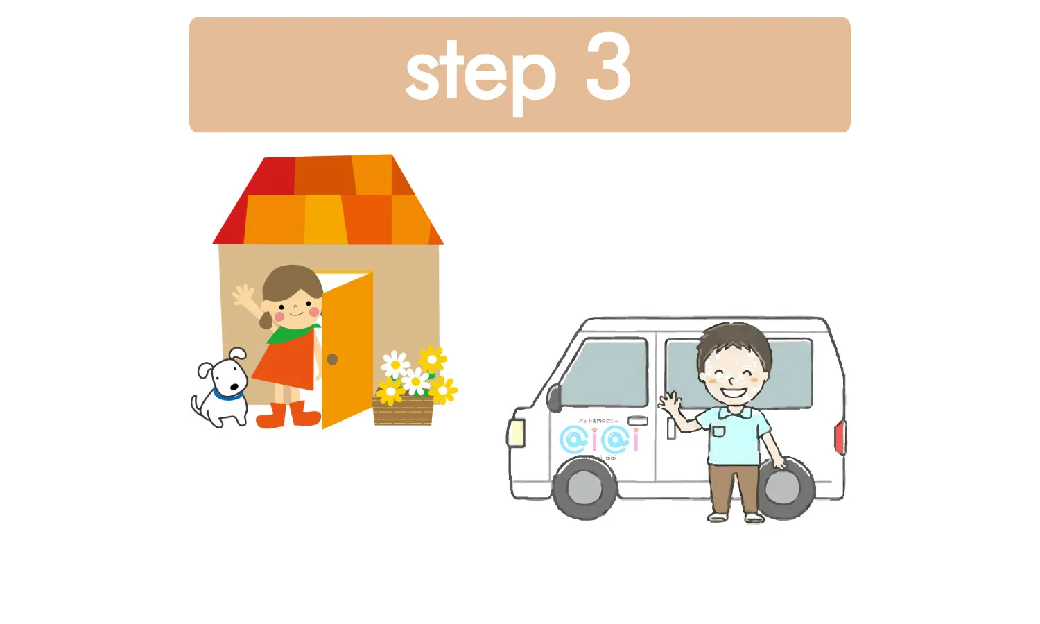 ペットタクシー 札幌 当日の予約も大丈夫です